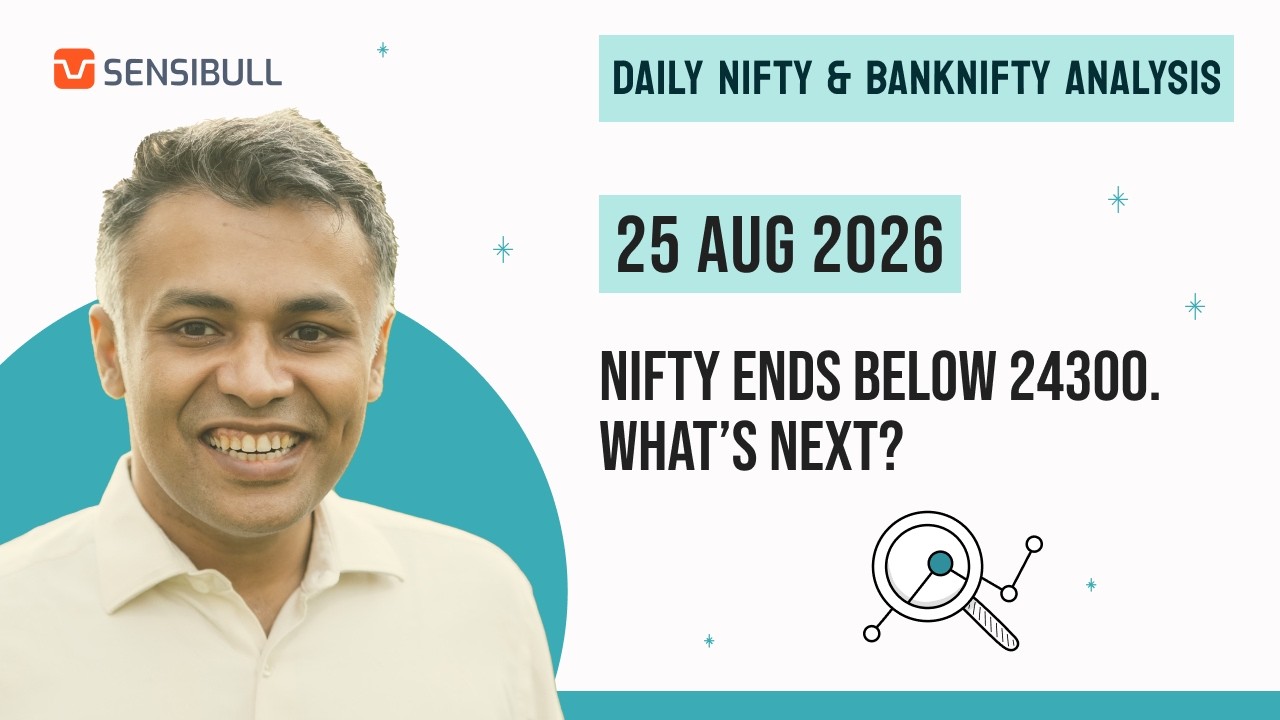NIFTY Expiry & BANK NIFTY Analysis for Tomorrow | Stock Market Outlook | 25 August 2026, Tuesday