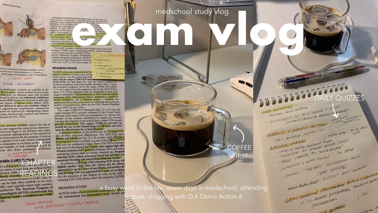 study vlog: finals week or my final week, vlogging with DJI Osmo Action 6