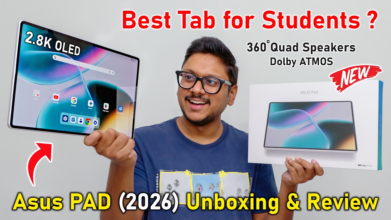 Best Tab for Students..? 🤔 New ASUS Pad (2026) Review 🔥