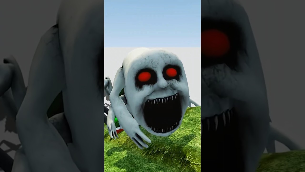 Scary Monster Train 😱🚂 #Shorts #MonsterTrain #YouTubeShorts #Cartoon