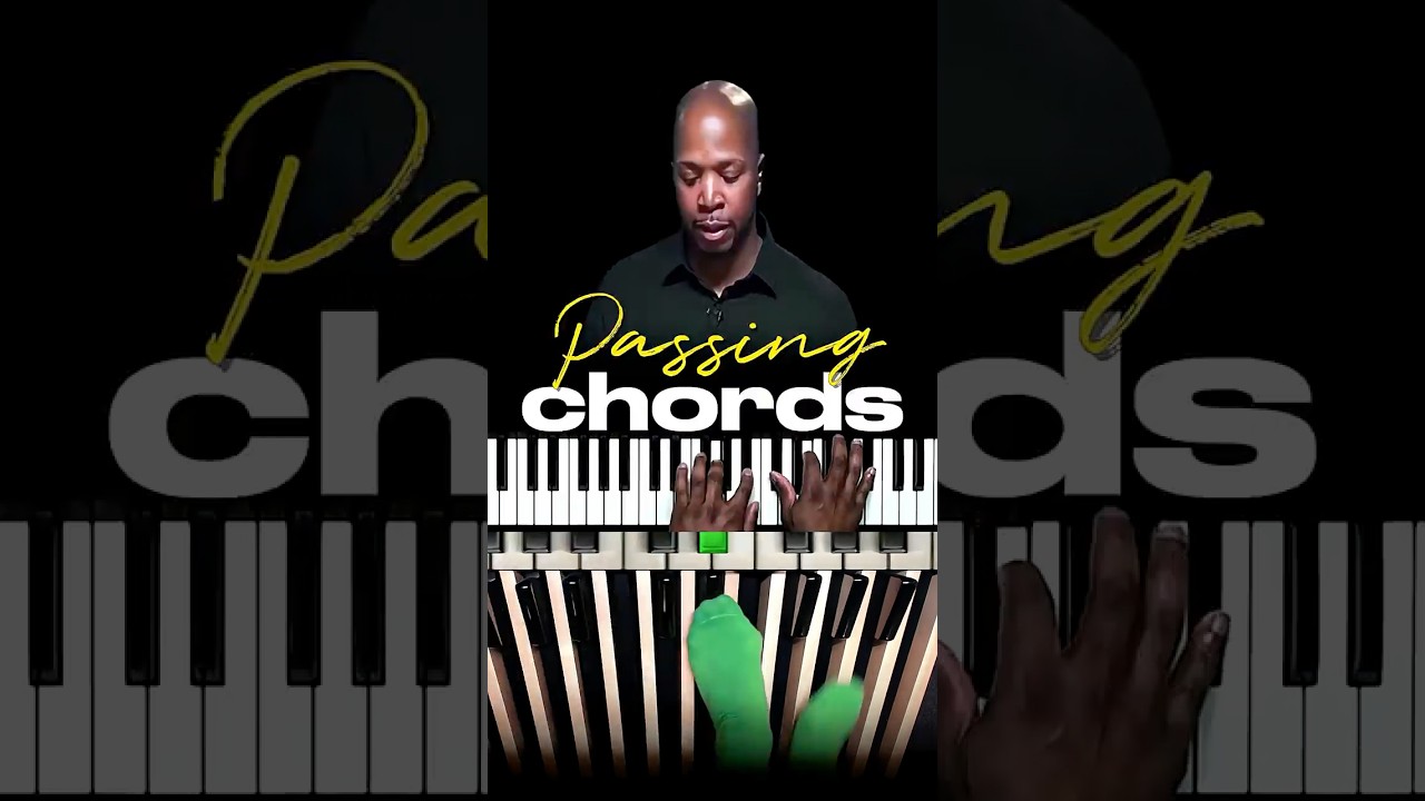 Passing Chords on piano and organ. #pianotutorial #jazz #organ