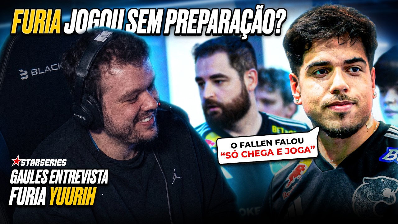 A FURIA JOGOU LEVE? - ENTREVISTA COM YUURIH NA STARLADDER BARCELONA 2026 PÓS JOGO CONTRA MIBR