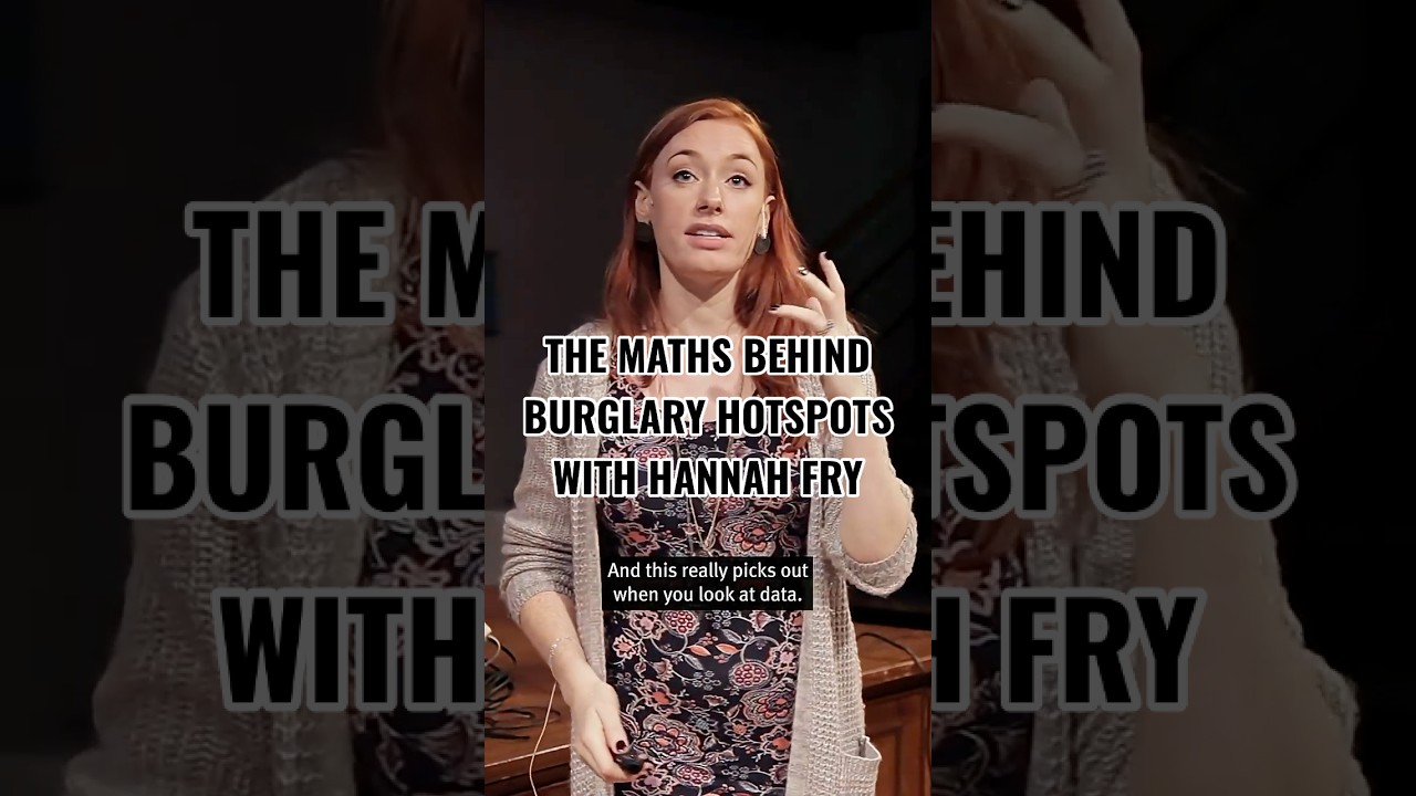 Can you predict burglaries using maths? #hannahfry #shorts #maths #statistics #prediction #science