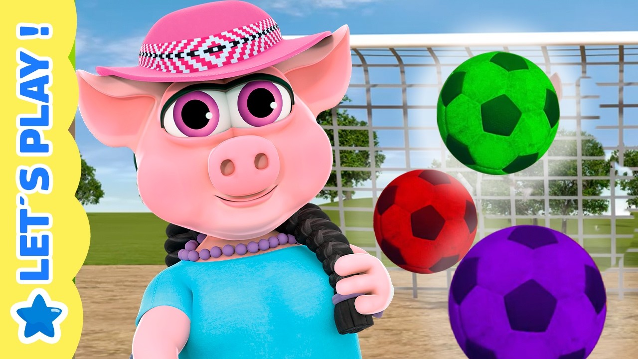 Playing Football at Zenon's Farm! Educational Cartoons | ZENON THE FARMER 👨🏻‍🌾