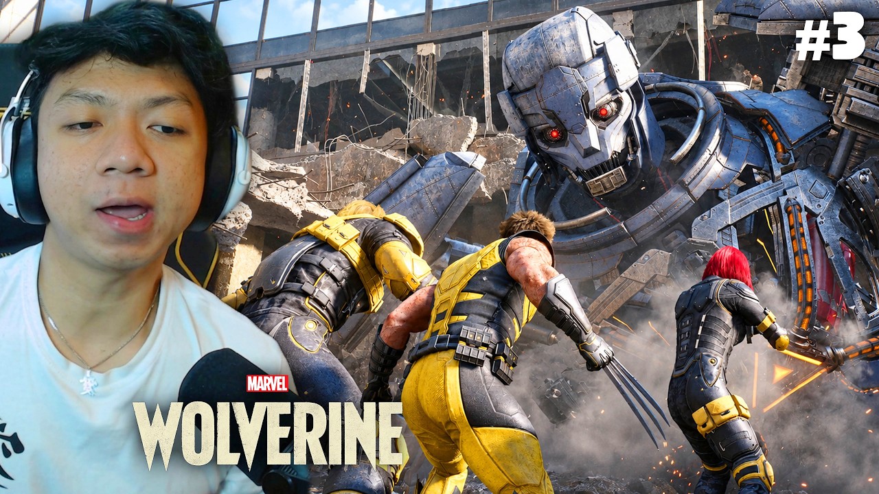 AKU MELAWAN ROBOT SENTINEL TERBESAR DI - MARVEL'S WOLVERINE INDONESIA - #3