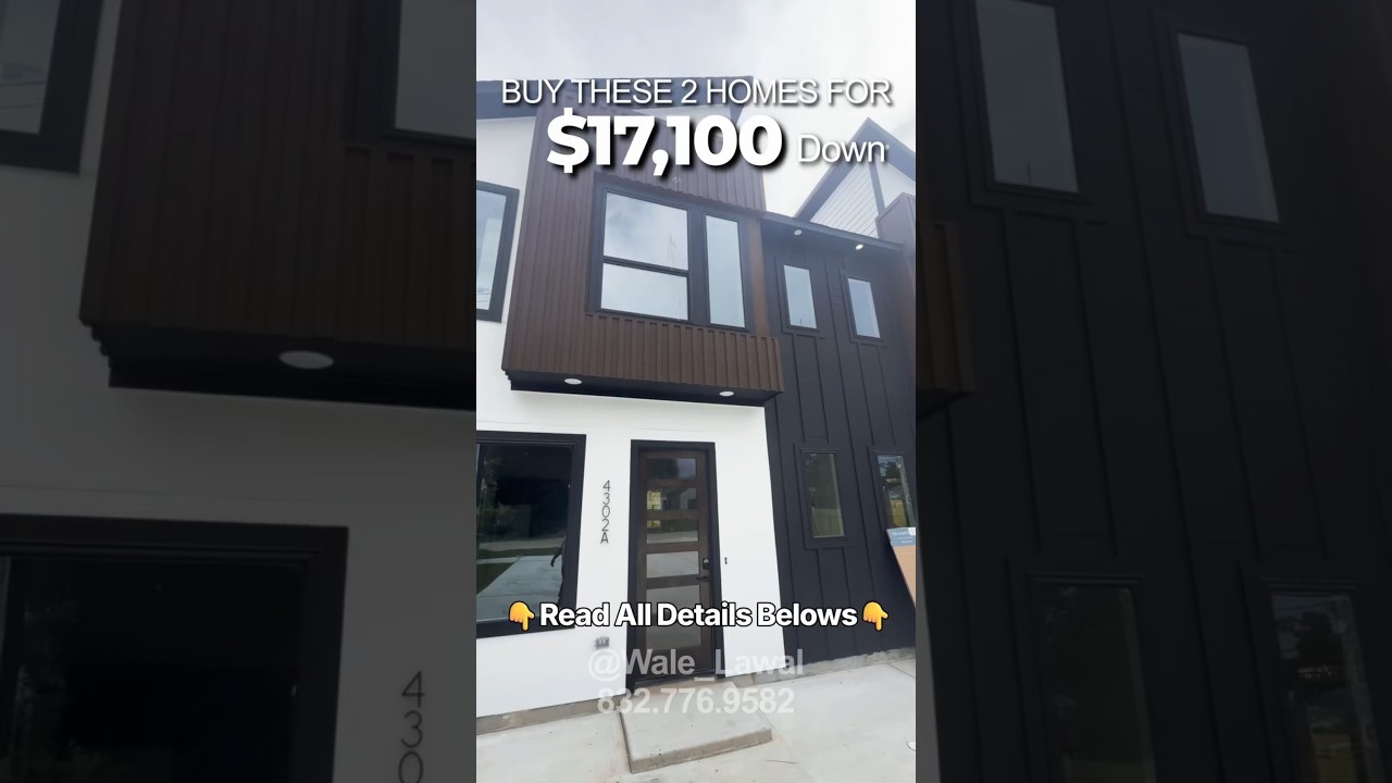 BUY THESE 2 HOMES FOR $17,500 DOWN PAYMENT 👀🏡
