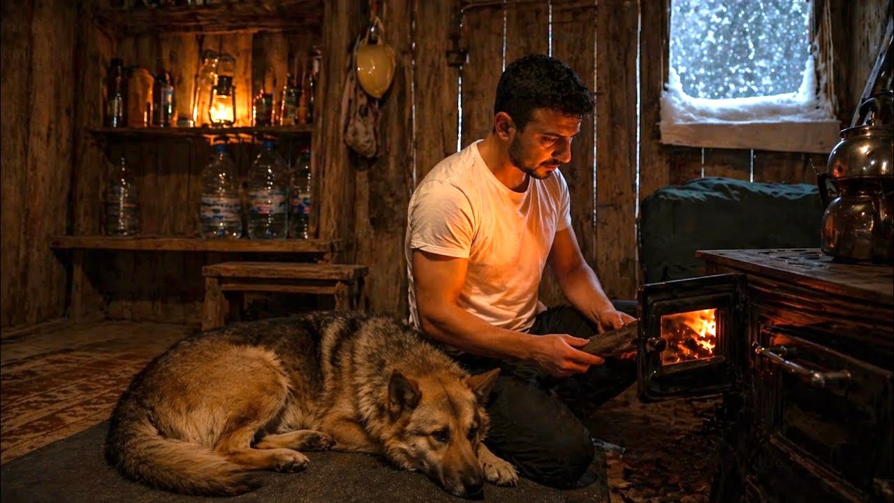 Trapped in a Snowstorm with My Dog – An Abandoned Cabin Saved Us