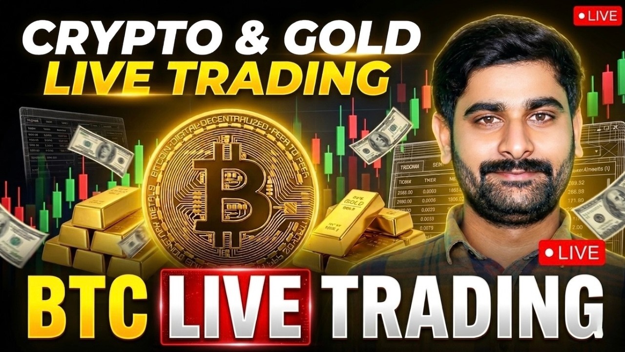 Btc Live Trading & Gold Live Trading | crypto live trading & xauusd Live Trading  #Gold #BTC #CRYPTO