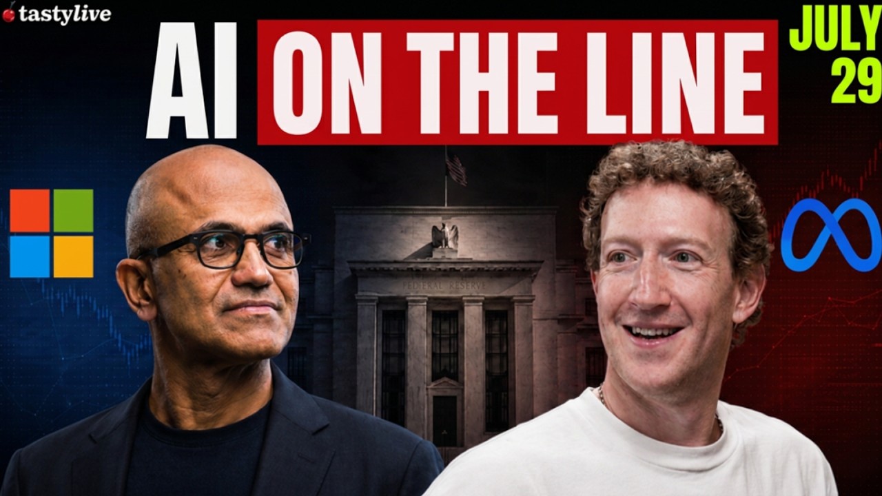 Market Sinks After Warsh, Microsoft Surges on AI, Meta Falls 5% | Live Trading