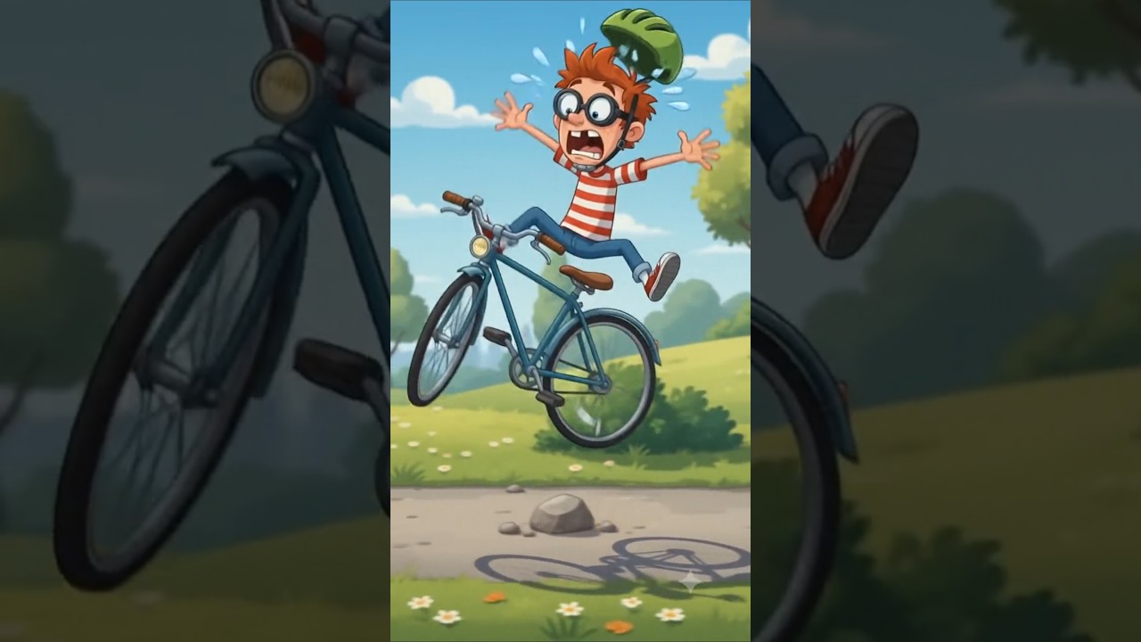 Expectation vs. Reality: Bike Ride 😭 #funny #3danimation #cartoon #shorts #littlerider #longriders