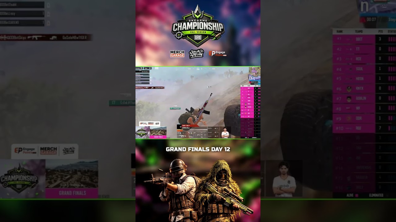 The final showdown starts NOW. Day 12 Match 5