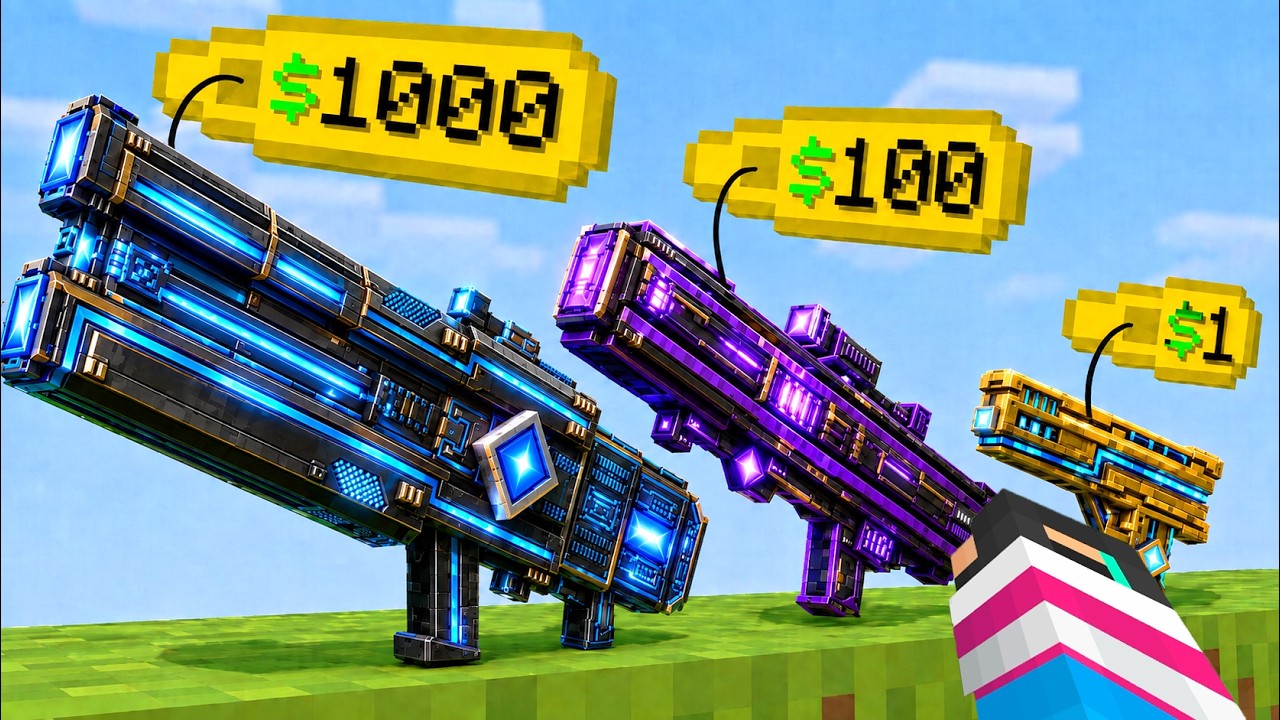 銃ショップで最強の銃が買えるマインクラフト【 マイクラ / マインクラフト 】
