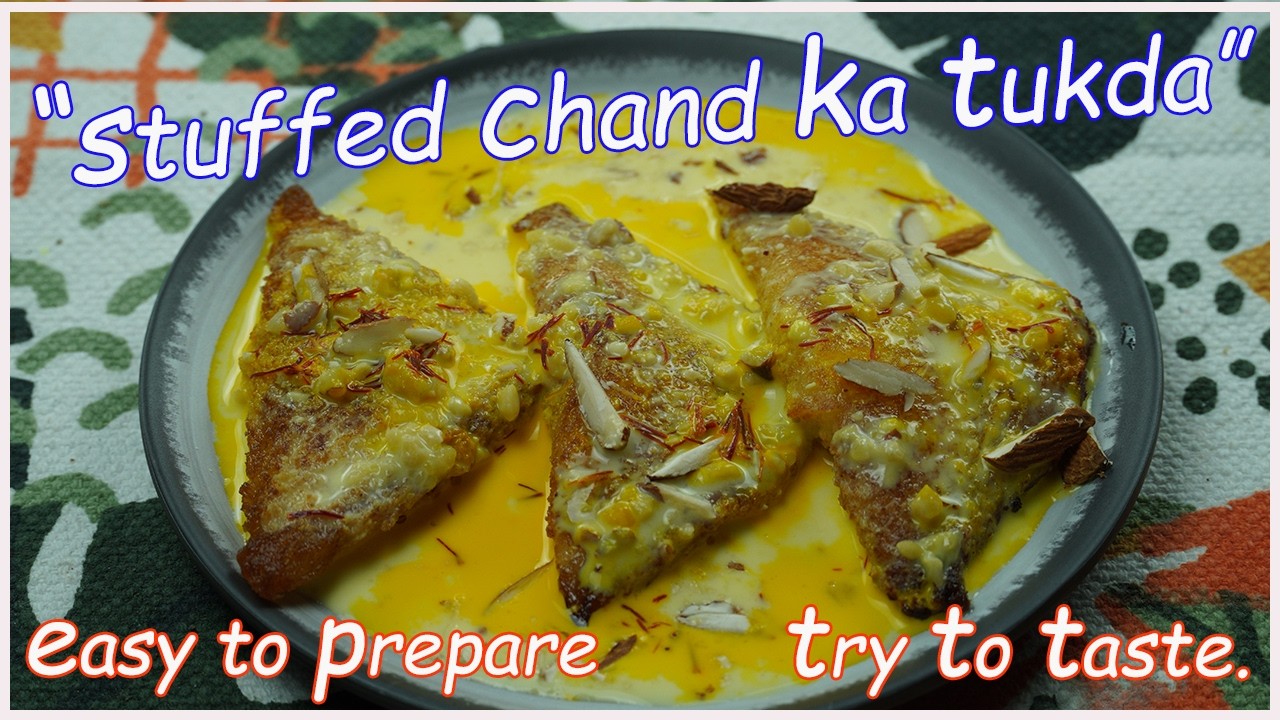 Chand Ka Tukda That's Crispy Outside Tasty Inside! #food #dessert #crispy #bread #paneer