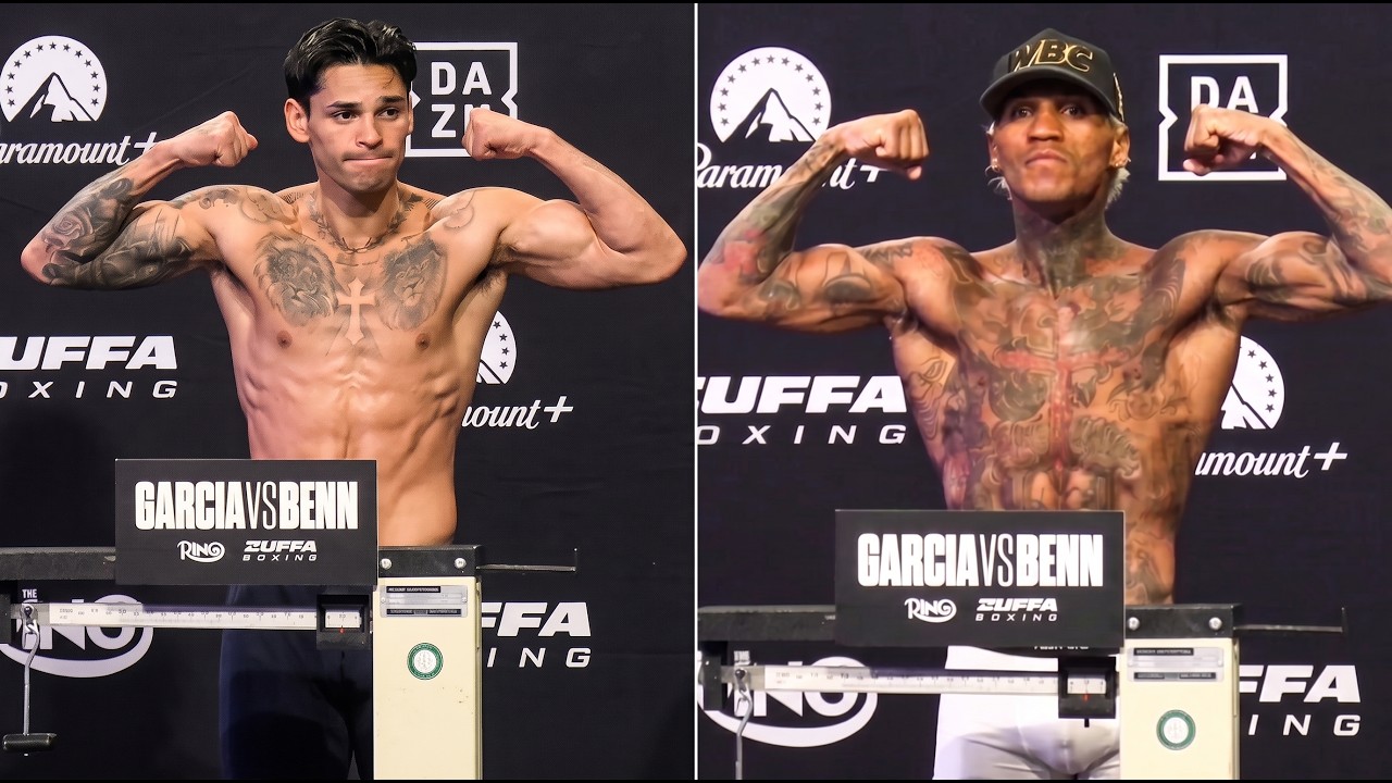 Ryan Garcia vs Conor Benn Official Weigh-Ins