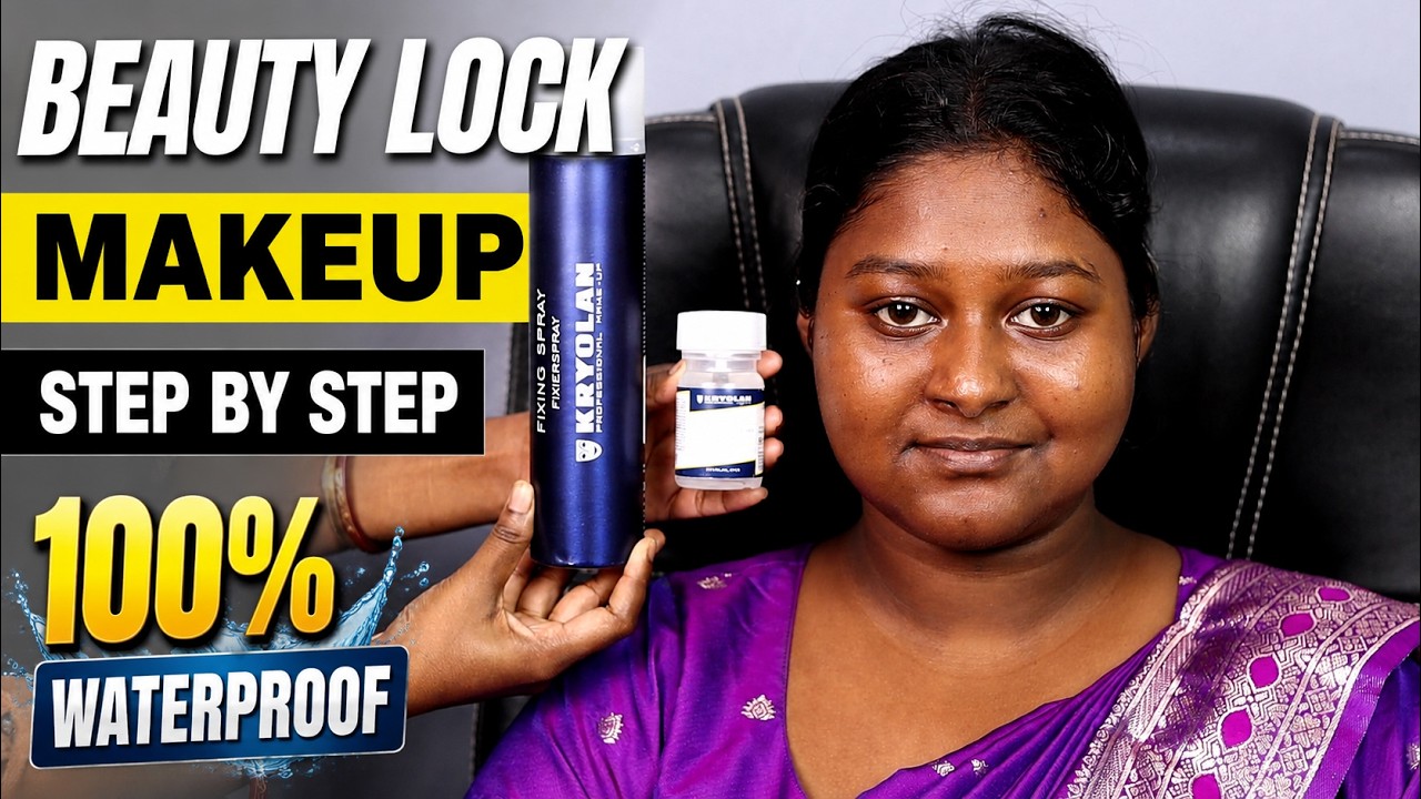 Beauty Lock Makeup Tutorial / Sweat Proof ,Tear Proof Water Proof Long Lasting Makeup Tutorial