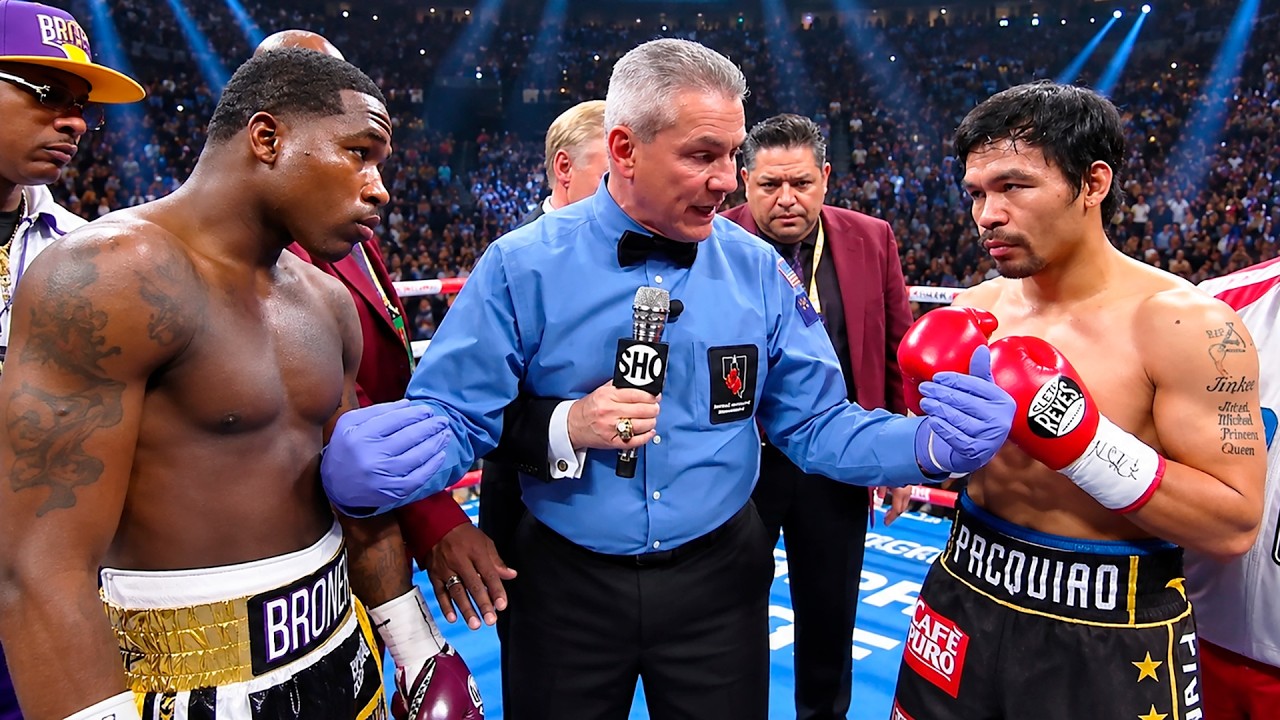 Adrien Broner (USA) vs Manny Pacquiao (Philippines) | BOXING fight, HD, 60 fps