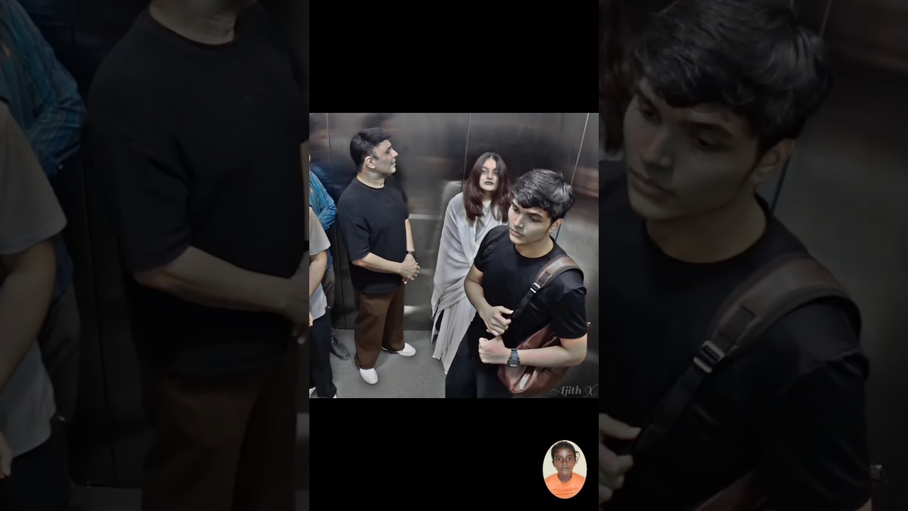 ghost 👻 in lift prank 😜 | funny video | Wait for 🔚 | Ajith X | #shortz #prank