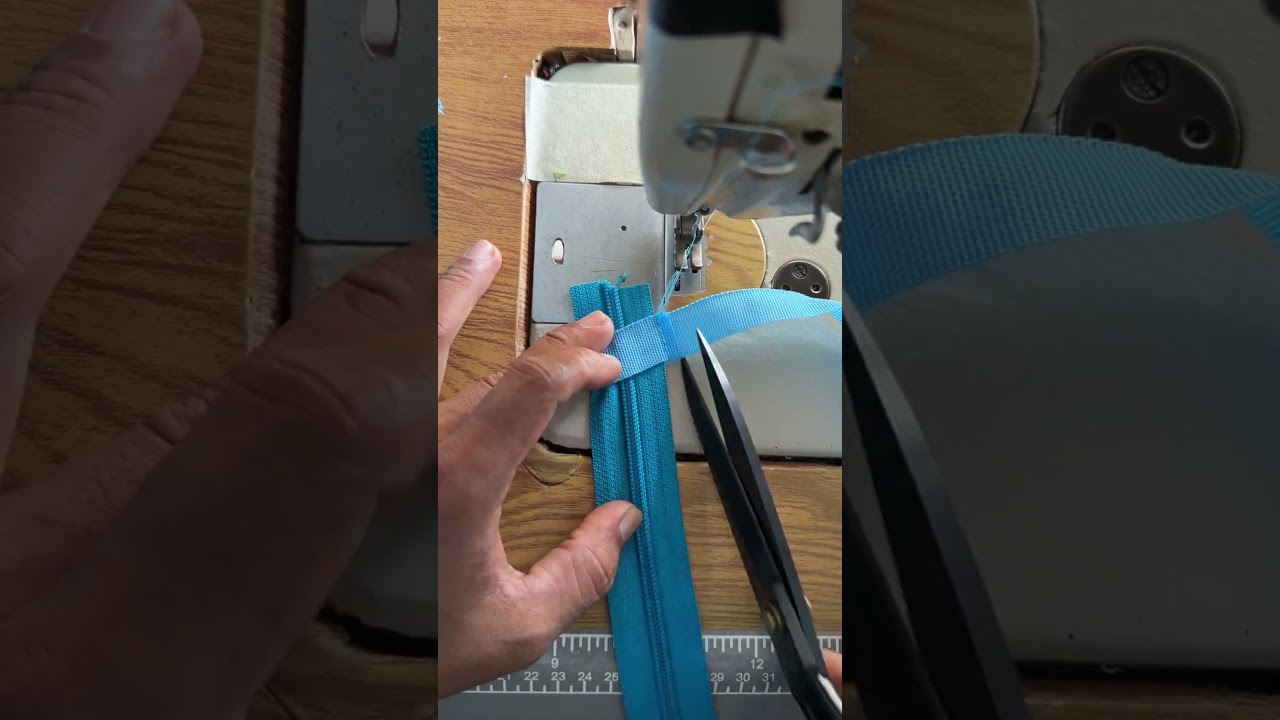 Membuat jahitan dengan kain pelipit untuk membuat tas dari plastik #sewing #tipspraktis #diy