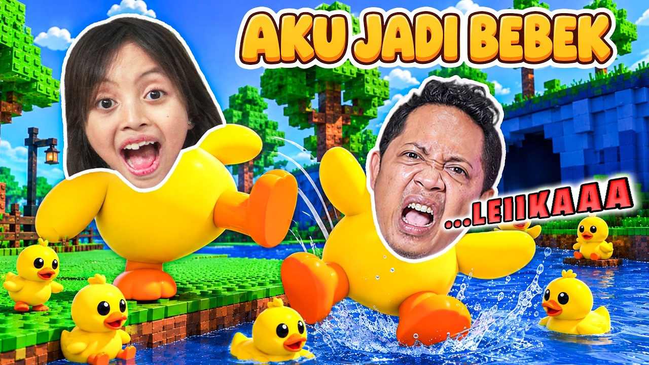 NGAKAK DAN EMOSI ⁉️LEIKA KERJAIN AYAH SAMPAI MARAH TAPI NGAKAK DI TWINS DUCK [ROBLOX INDONESIA]