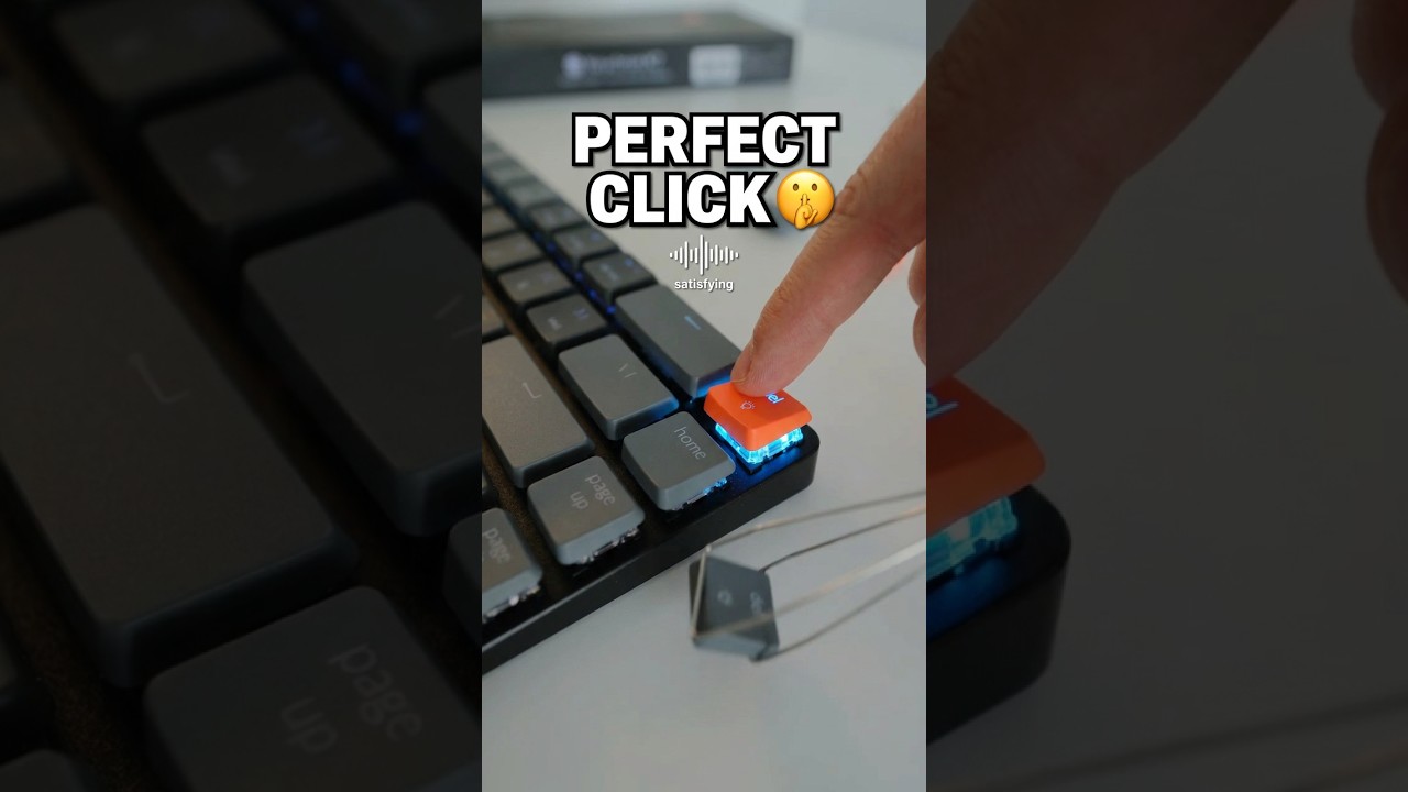 POV: You just got the perfect keyboard 🤫 #mechanicalkeyboard #unboxing #keychron #tech