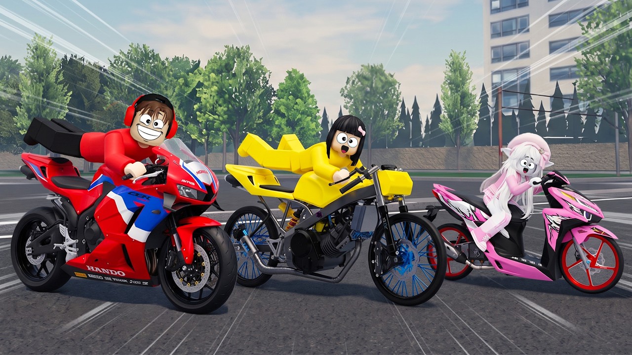 Yuta Mio Modifikasi Motor Drag Paling Cepat Untuk Ikut Kontes | ROBLOX