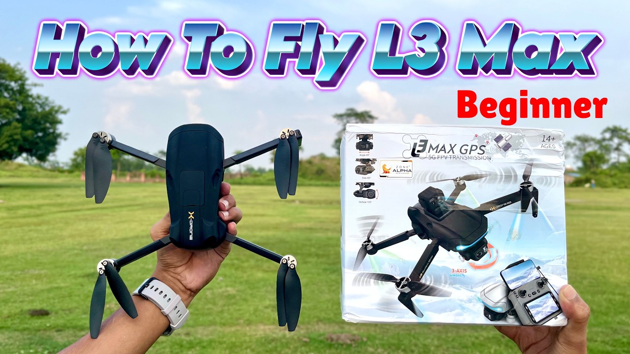 How To Fly L3 Max Drone for Beginners | GPS Setup, Calibration, Camera Connect Full Guide Hindi