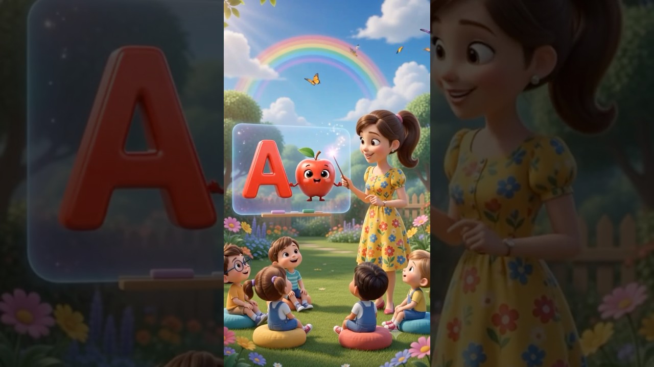 ABC Song for Kids (A-Z) | Fun Alphabet Nursery Rhyme | ABCD Learning Song for Children 🌈✨