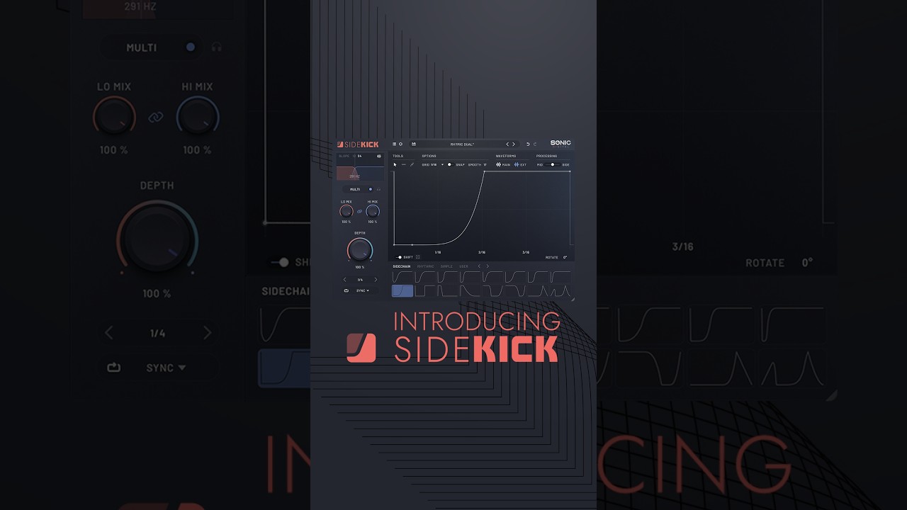 Say Hello to SideKick: Sonic Academy’s Next-Gen Envelope & Spectral Shaper