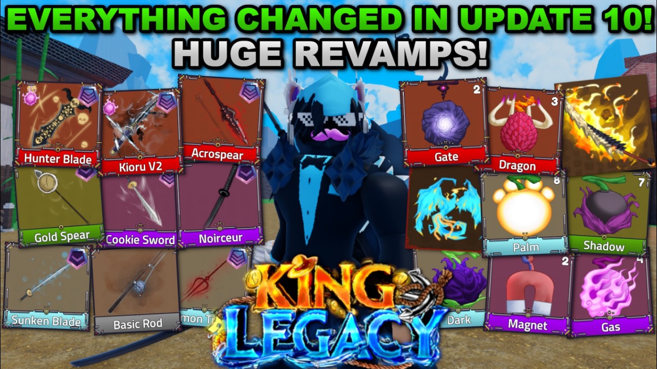 Everything That Changed In Update 10 of Roblox King Legacy... Heres What They Did!