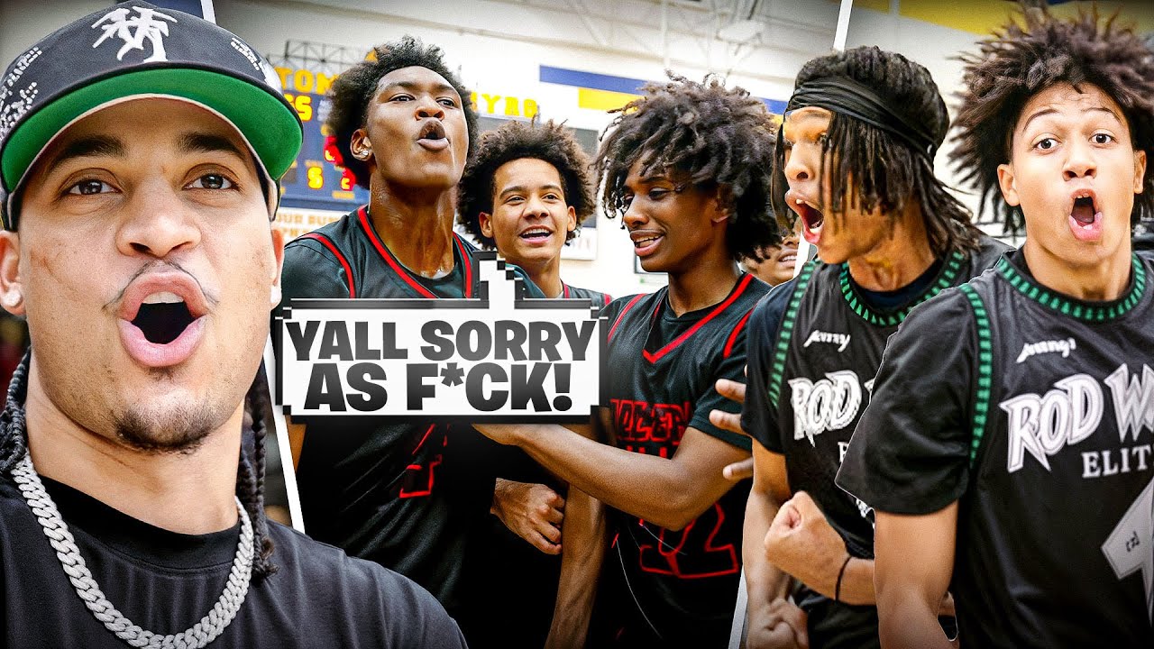 A FIGHT ALMOST BROKE OUT AFTER THIS AAU TEAM WAS COOKING US!