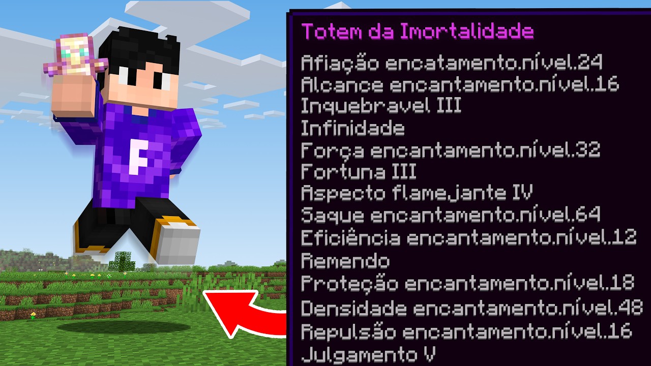 MINECRAFT MAS, PULAR ENCANTA ABSOLUTAMENTE TUDO...
