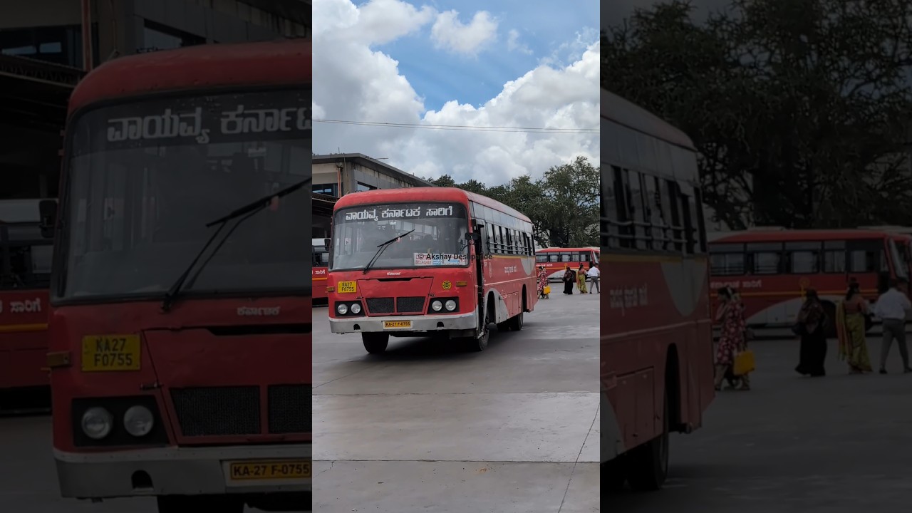 #nwkrtc #hirekerur #hubballi #belagavi KA27F0755 #ashokleyland #ksrtc #redbus #frontdoor #travel
