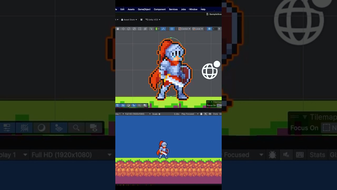 Why Game Characters Never Fall Through the Ground! 🤯 #shorts #unity2d  #indiegame