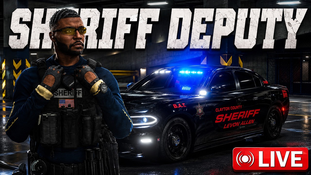 🔴 LIVE - Clayton County Sheriff Patrol in GTA 5 RP