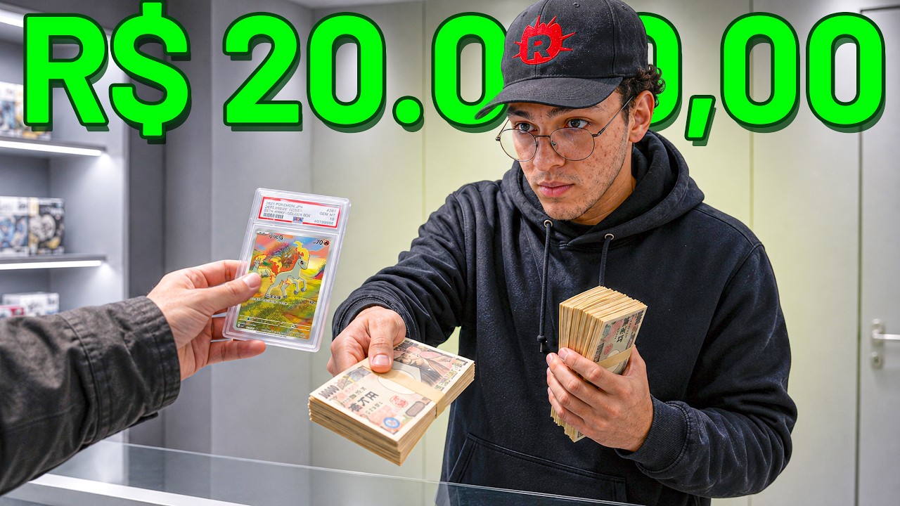 GASTEI 20MIL REAIS PARA IR A CHINA SÓ PARA COMPRAR ESSA CARTA POKEMON EXCLUSIVA