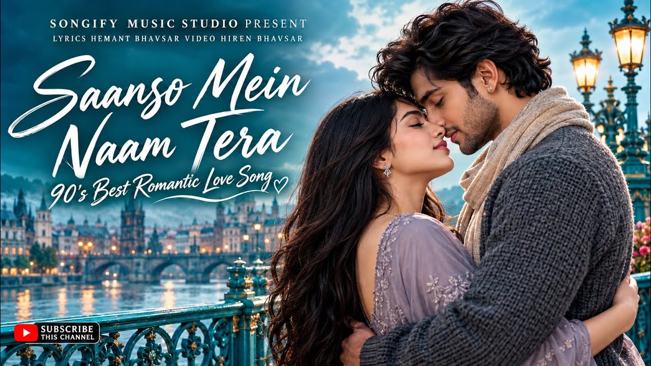 New Song 2026 ❤️ | Sanson Mein Naam Tera 💕 | 90s Romantic Hindi Love Song | Couple Song