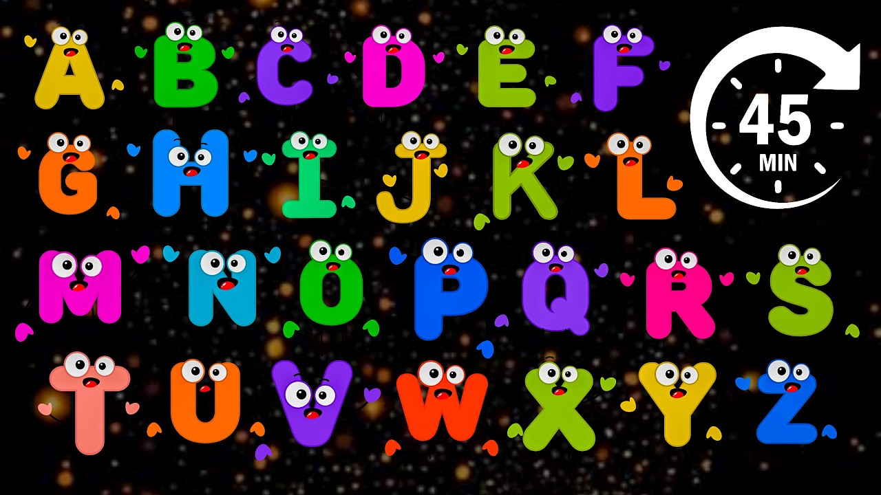 Fun ABC Song for Kids | Colorful Uppercase Alphabet Friends | A–Z Letter Learning