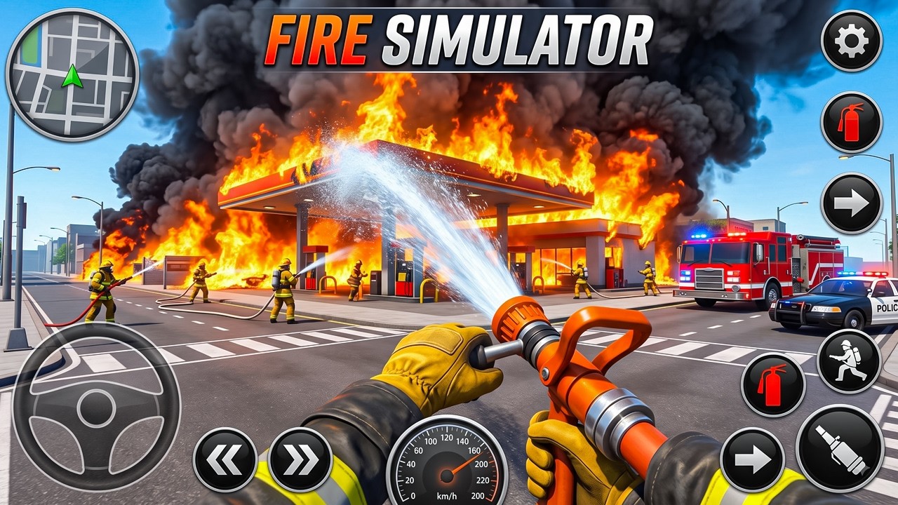 City Firefighter Rescue Simulator 3D | Android Gameplay