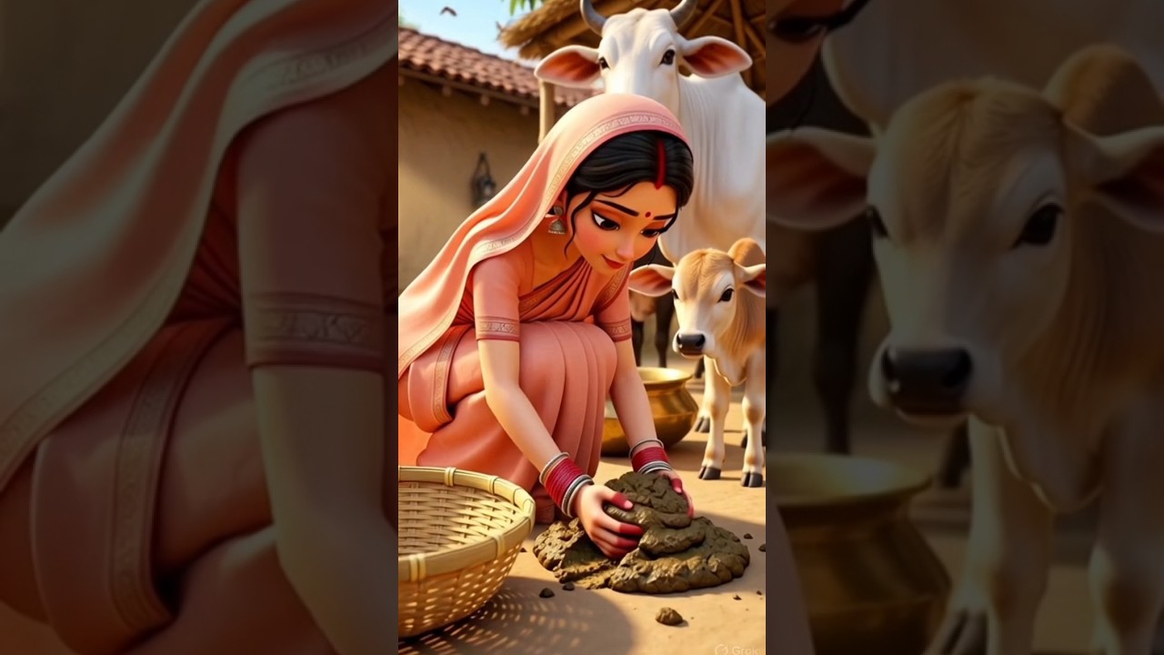 Beautiful Indian Village Morning Routine | Aloo Puri Cooking in Traditional Mud House 🥔🥘#cooking