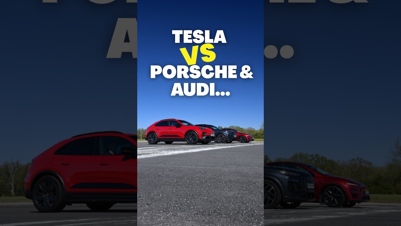 The 150mph SUV drag race! Porsche vs Tesla vs Audi | What Car?