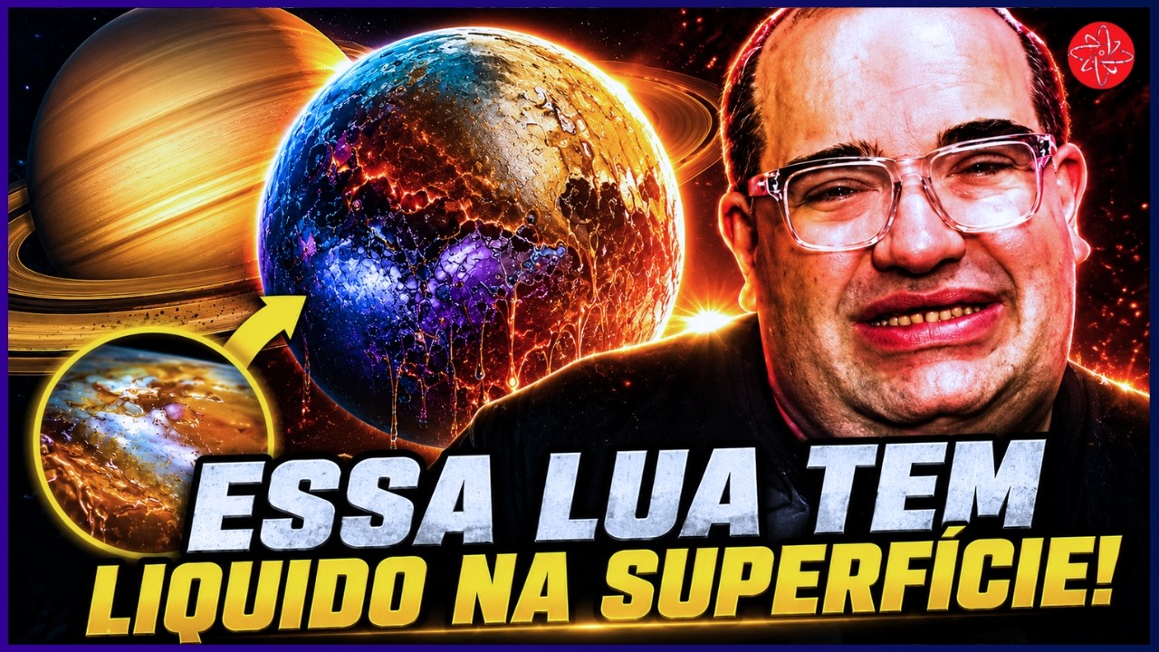 SATURNO TEM LUA COM SUPERFICIE LIQUIDA - GRANDE CHANCE DE VIDA FORA DA TERRA