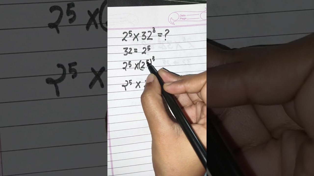 🚨 2⁵ × 8⁵ = ? 🤯 Most People Get This Wrong! 🔥 #shorts