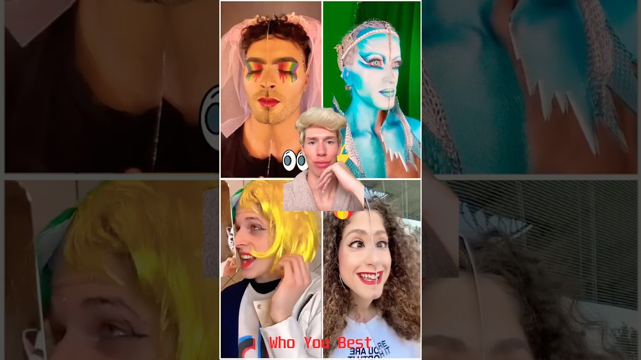 Who did the best?? #greenscreen #reaction #trending #trend #makeupartist #makeuptutorial #shorts