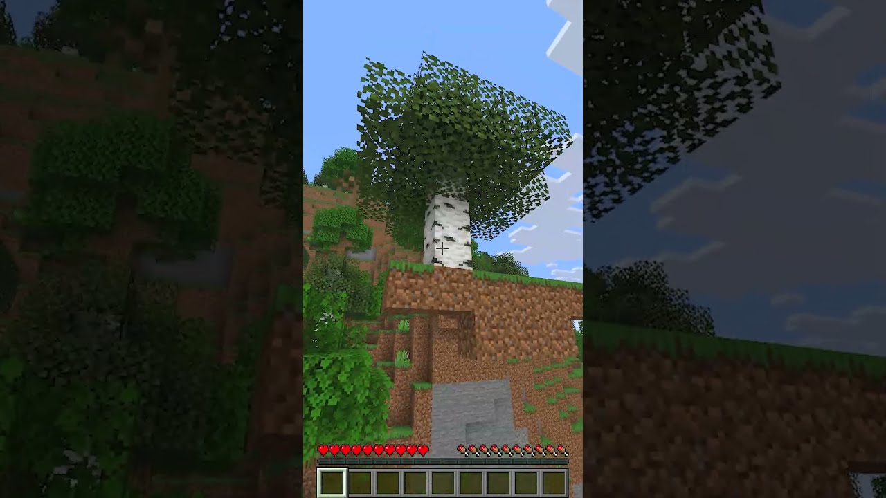 Minecraft, But You Can't Touch Wood...