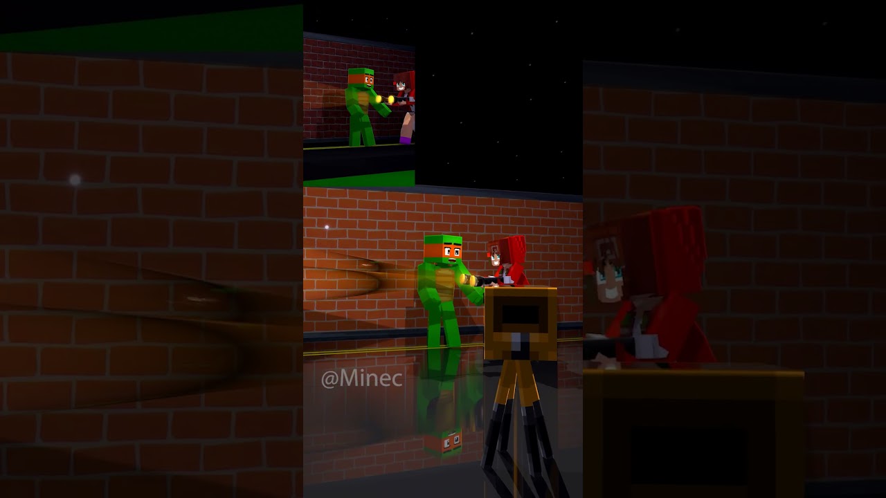 When JJ's Sister PRANKED JJ in Backstage😂 Maizen Minecraft Meme #minecraft #jj #memes