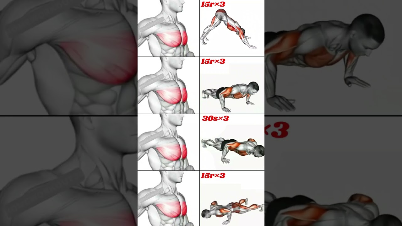 🚀 4 Chest Fat Burner Moves – Just 5 Minutes!No equipment, no excuses 💪