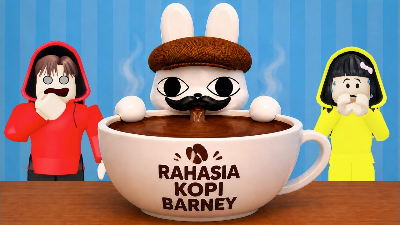 Yuta, Mio Dan Baby Celine Datang Ke Cafe Kopi Milik Barney Animal Hospital || ROBLOX