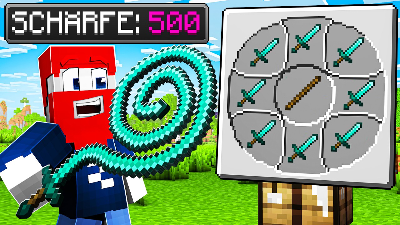 GEFORMTES CRAFTING in MINECRAFT!