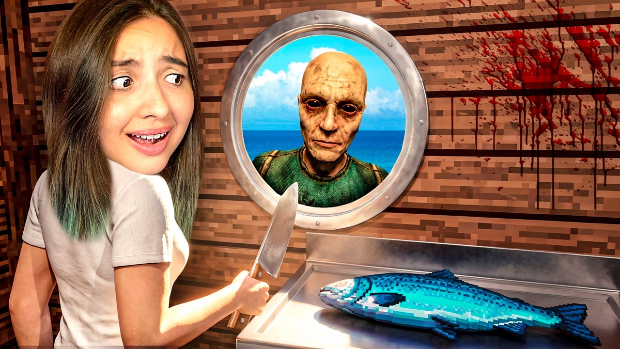 ACHEI QUE ESTAVA SOZINHA NO MAR MAS... ISSO APARECEU NO MEU BARCO!!