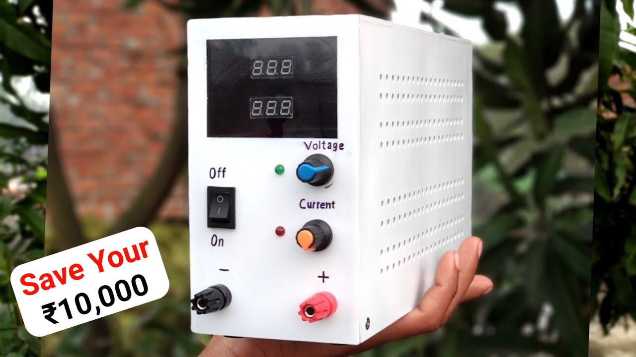 DIY Variable Lab Bench Power Supply 110V 220V to 30V 10A DC Power Supply